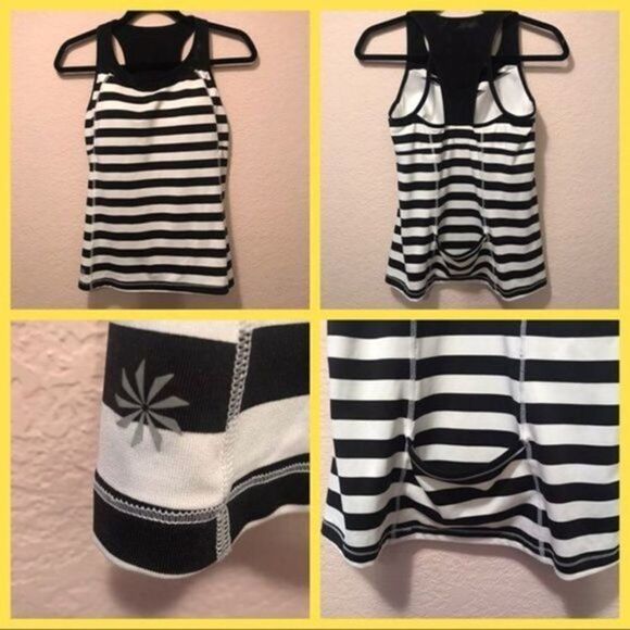 NWOT. Athleta striped top size small - Picture 1 of 7